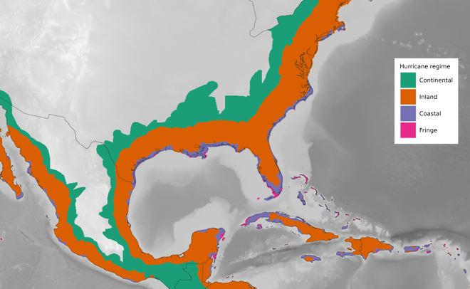 Forest hurricane regimes defined for North America