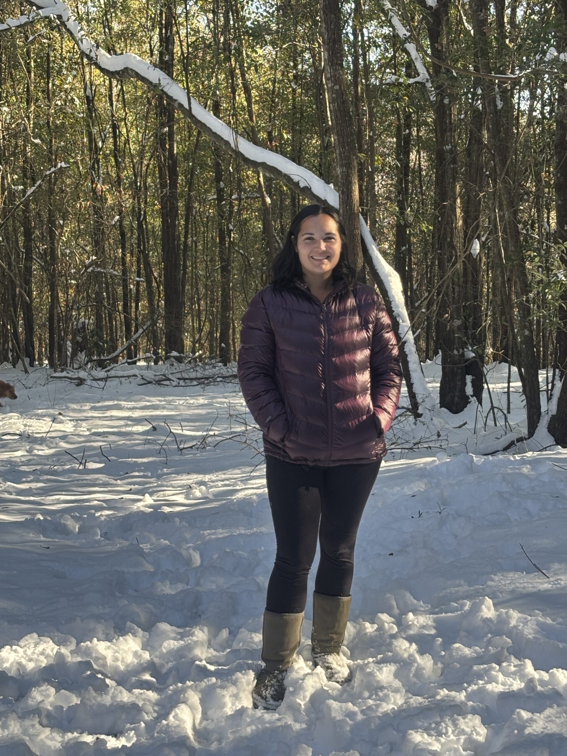 Brittany LaPointe in the field